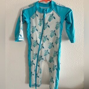 Caden Lane Baby Long sleeve Rashguard Bathing Suit